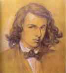 Dante Rosetti Self-portrait, 1847, two years before he met Elizabeth Siddal.